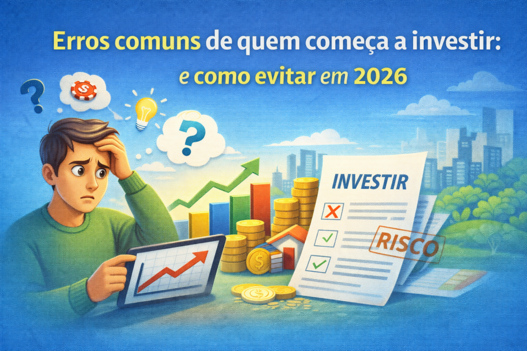 Erros comuns de quem começa a investir
