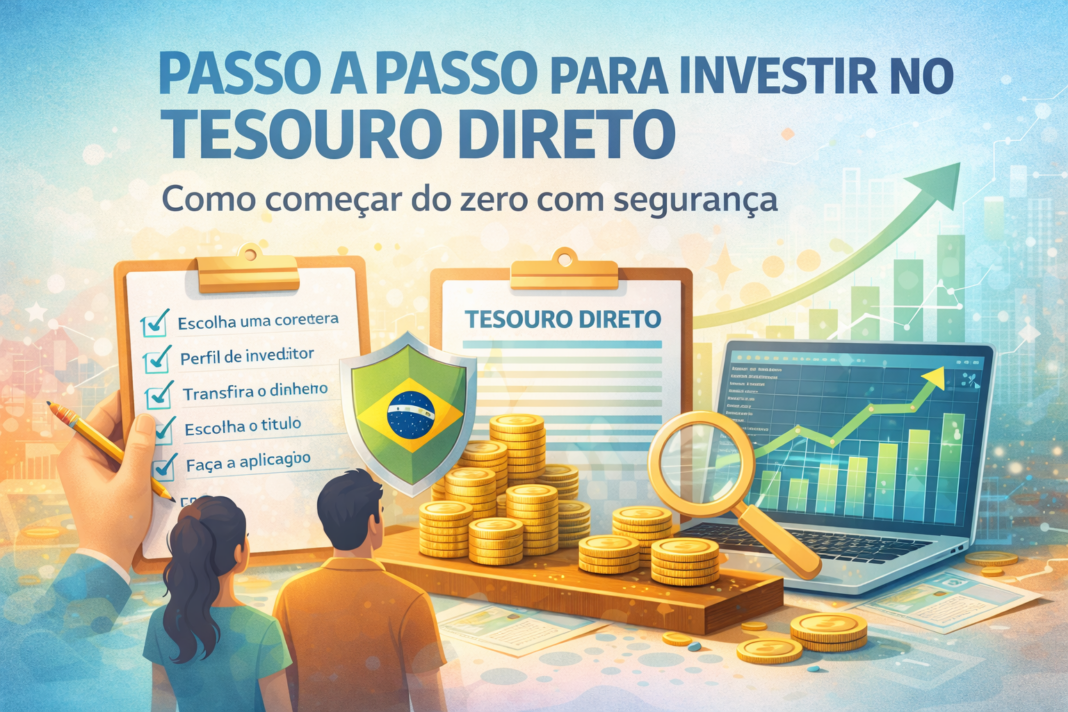 Passo a passo para investir no Tesouro Direto